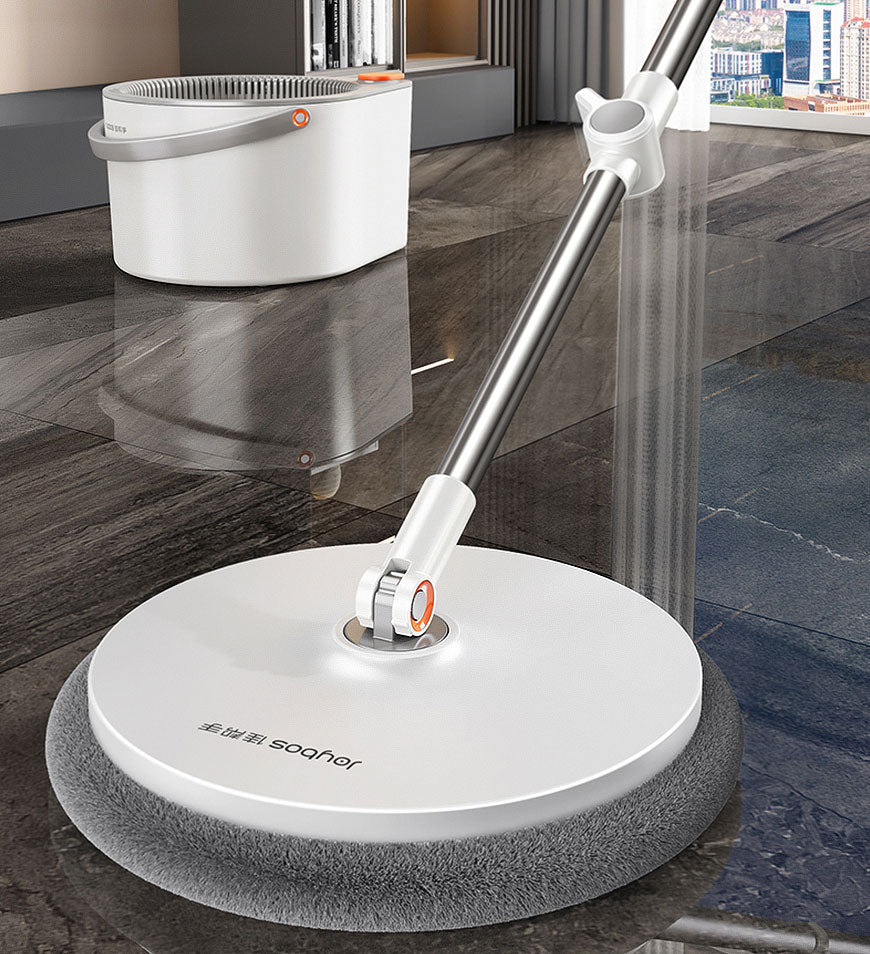 BlushBite® Easy Washing Round Spin Mop & Bucket System