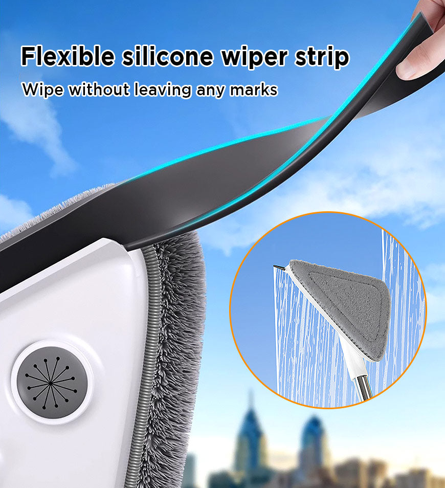 BlushBite® Long Handled Wall Cleaner with Microfiber and Chenille Pad Z138