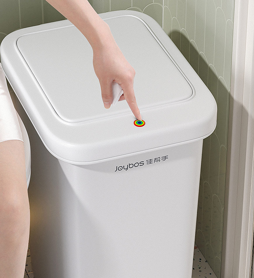 BlushBite® Two Pack Trash Can Set with Pedals Z40