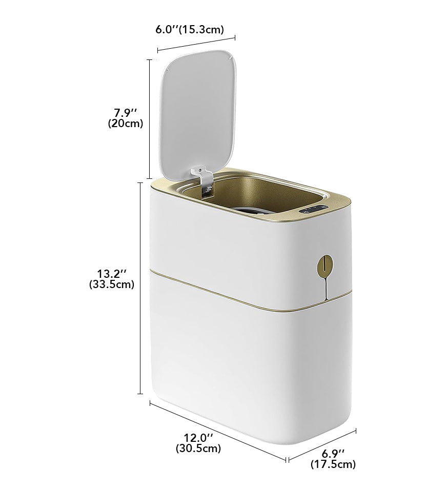BlushBite® 4 Gallon Automatic Touchless Smart Bathroom Trash Can Z96