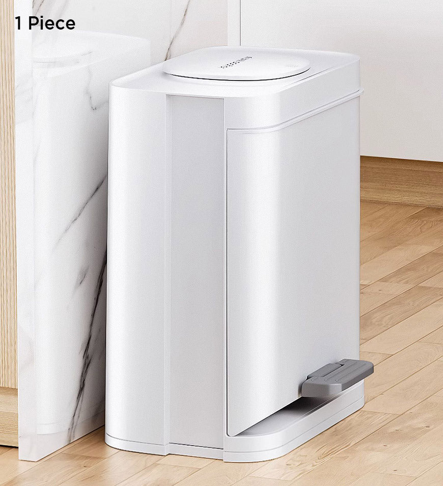 BlushBite® 4.2 Gal Step Trash Can with Small Lid and Hand Free Foot Pedal