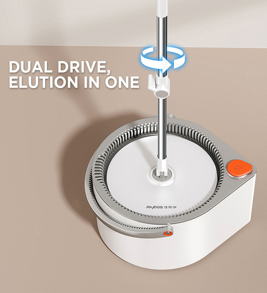 BlushBite® Easy Washing Round Spin Mop & Bucket System