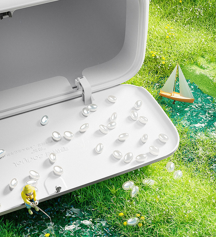 BlushBite® Narrow Bathroom Trash Can with Lid Z39