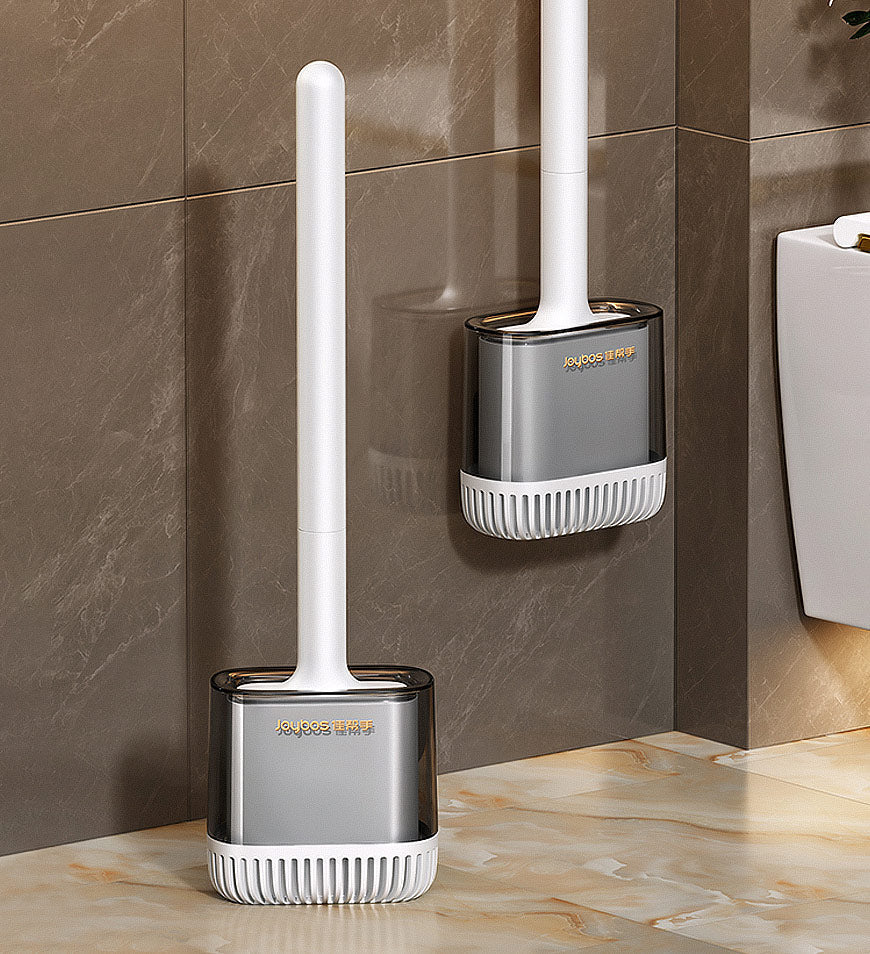 BlushBite® Toilet Brush and Holders with Solid Bristles Z52
