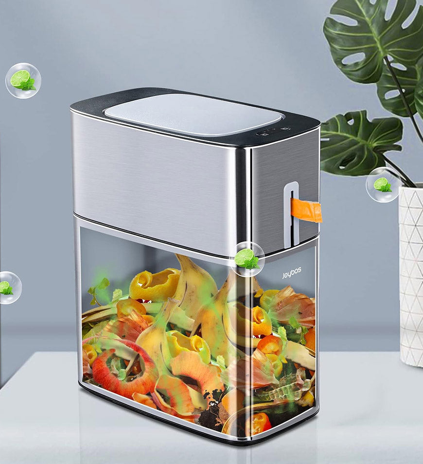 BlushBite® 4.5 Gal Motion Sensor Stainless Steel Automatic Privacy Trash Can Z105