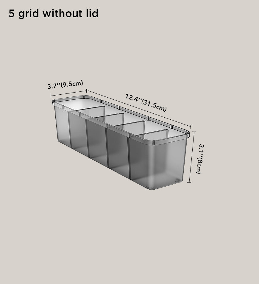 BlushBite® Clear Divided Socks & Underwear Organzier Box Z157
