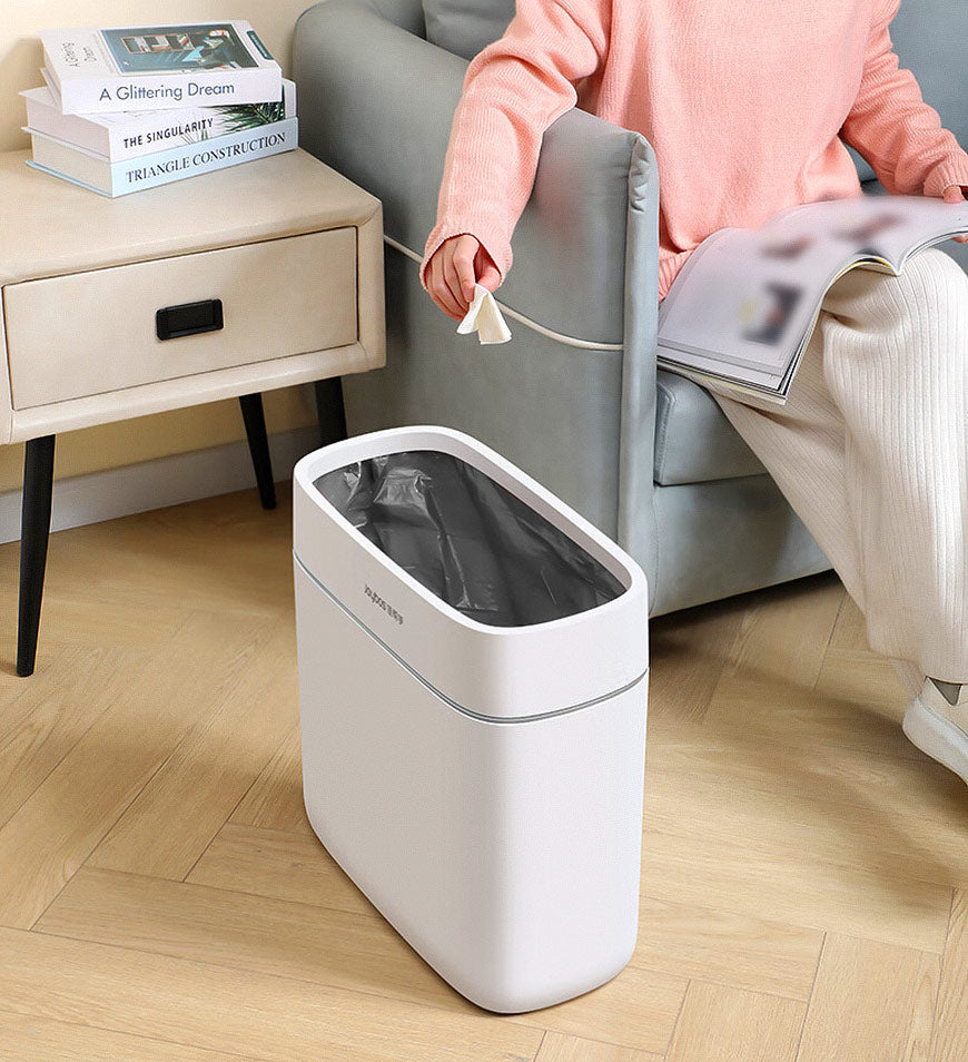 BlushBite® 3.7Gal Bathroom Narrow Trash Can Z125