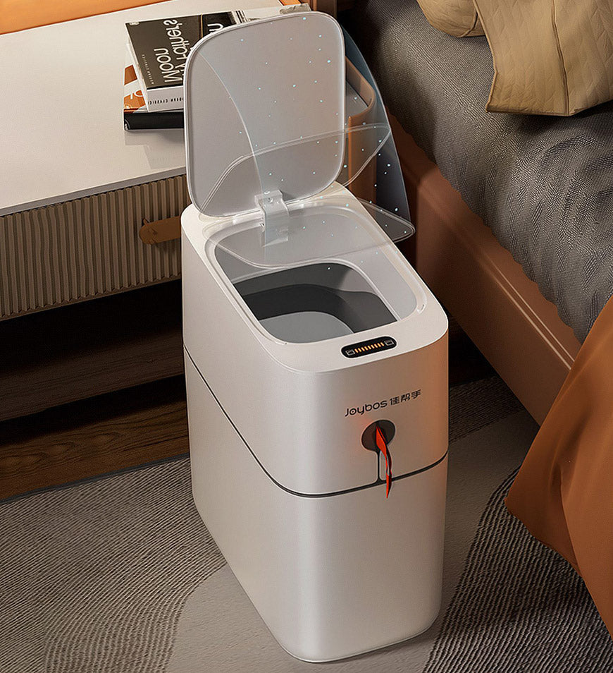 BlushBite® 3.6 Gallon Automatic Smart Sensor Bathroom Trash Can with Lid