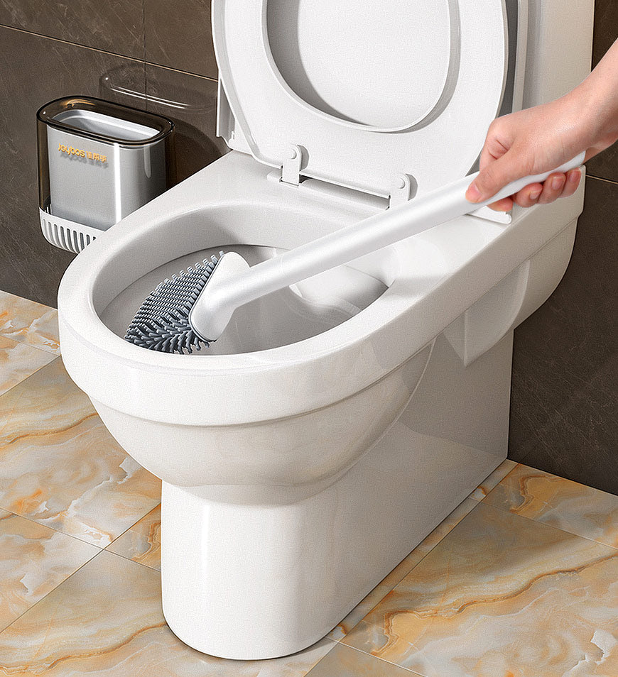 BlushBite® Toilet Brush and Holders with Solid Bristles Z52