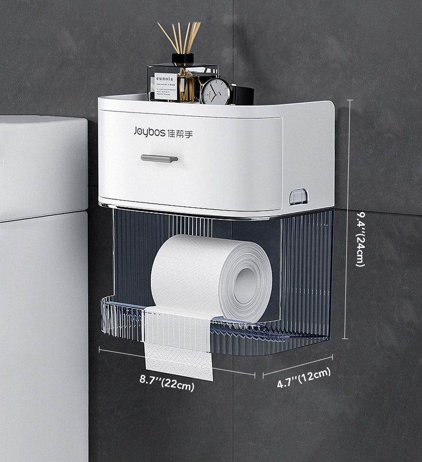 BlushBite® Toilet Paper Box with Drawer and Viewing Window Z163