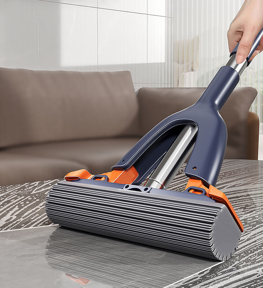 BlushBite® Wash Free Portable Self Squeeze Short Mini Mop Z65