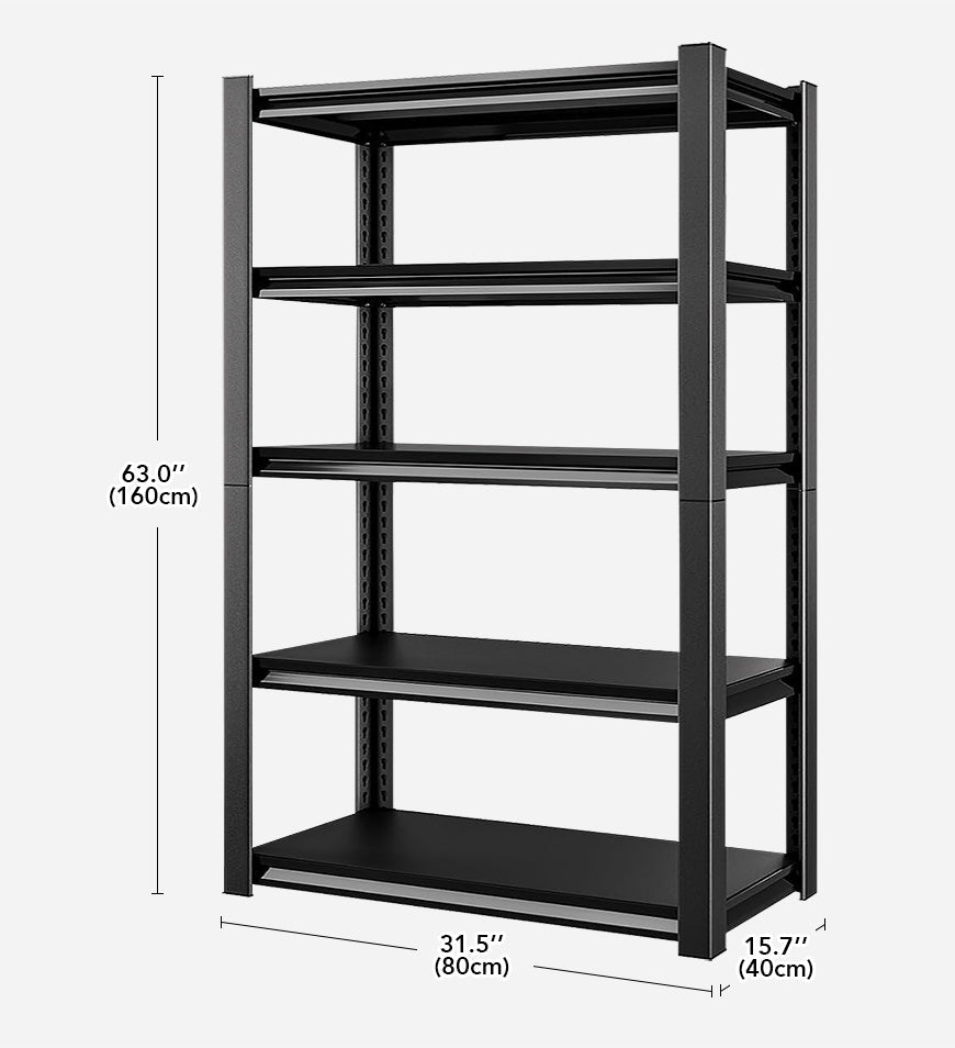 BlushBite® 5-Tier Adjustable Garage Heavy Duty Metal Industrial Shelving Shelves