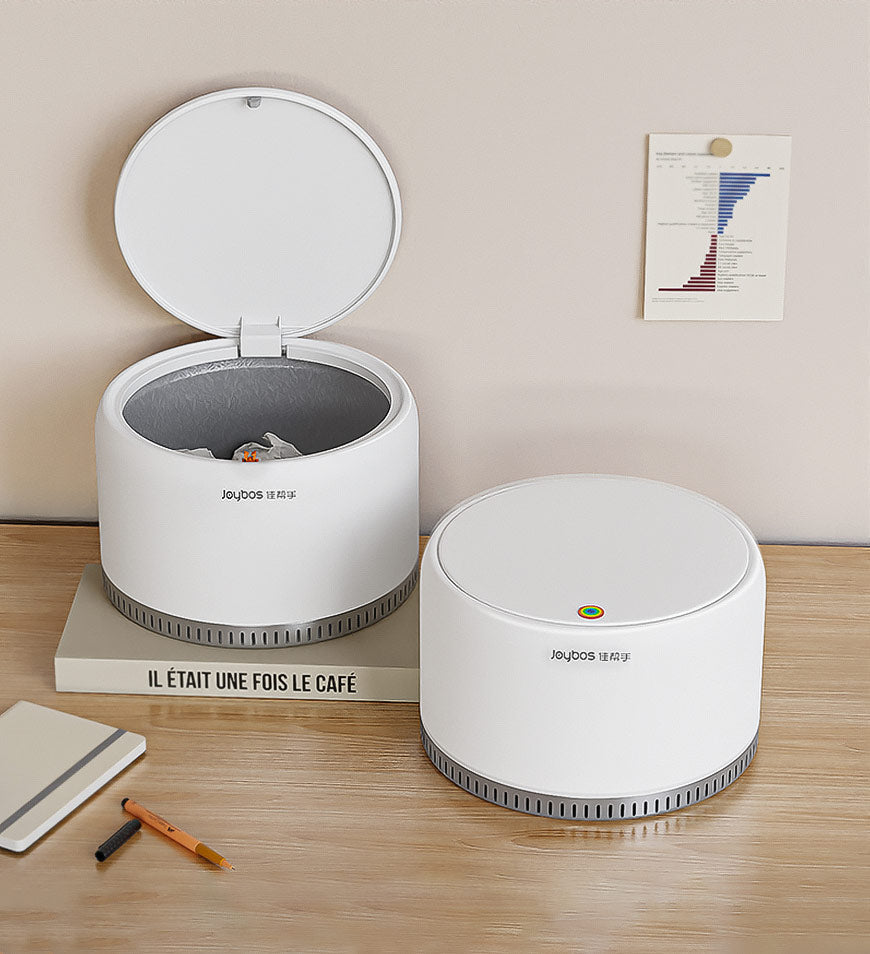 BlushBite®Mini One-Touch Open Table Trash Can Z77