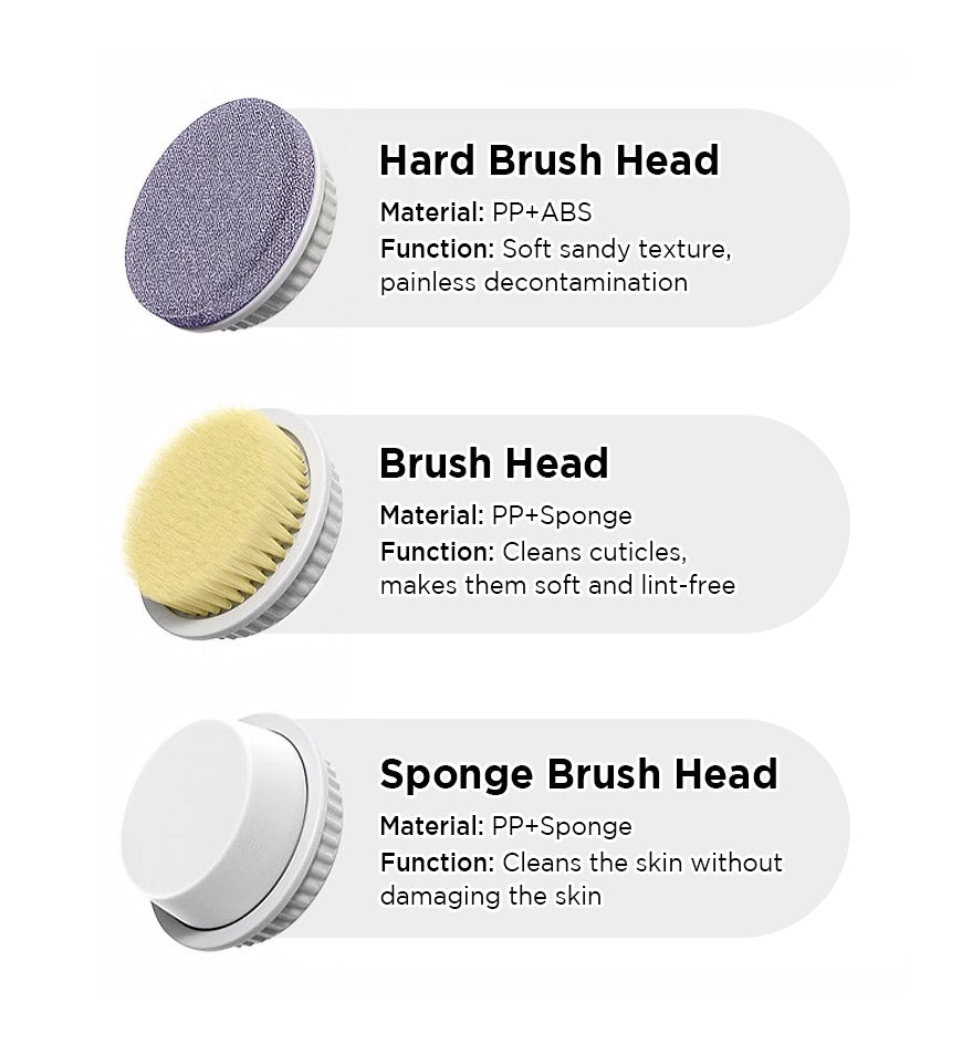 BlushBite® 3 in 1 Use Soft Back Brush Long Handle for Shower Z74