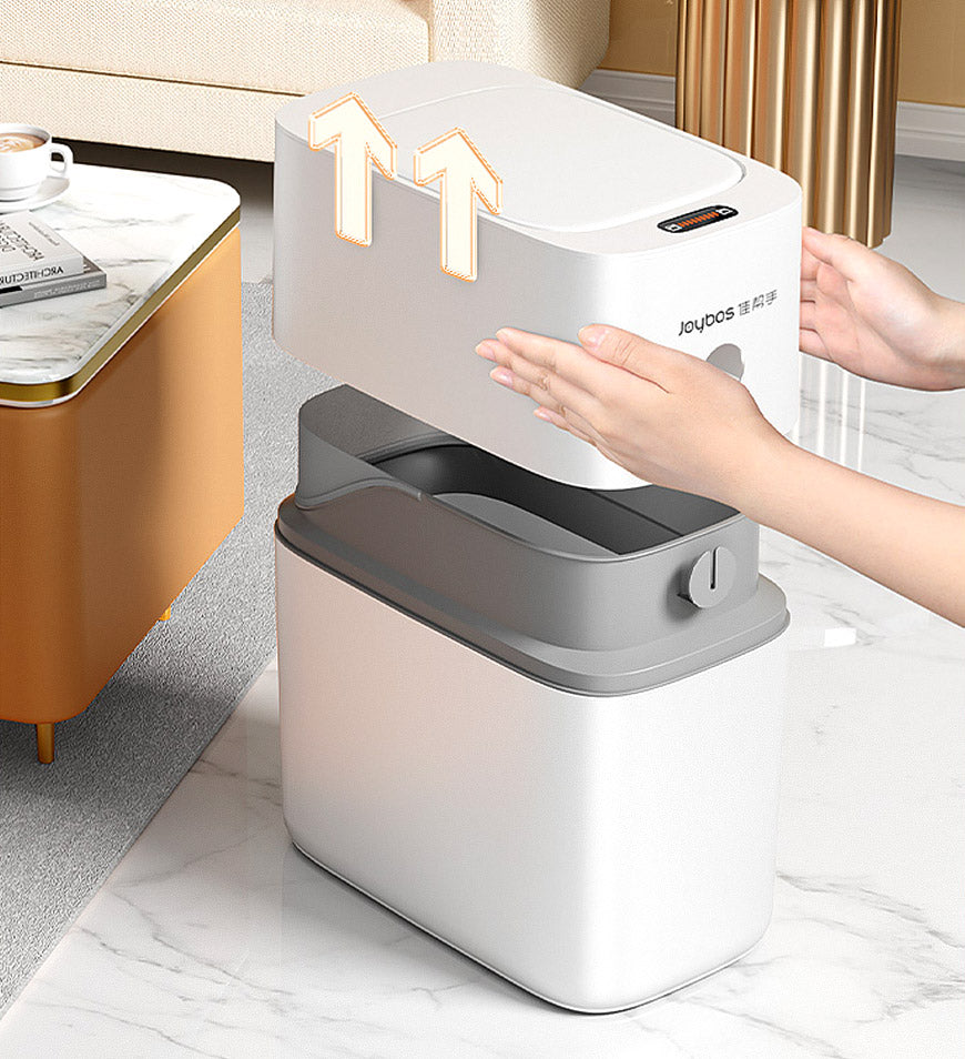 BlushBite® 3.6 Gallon Automatic Smart Sensor Bathroom Trash Can with Lid