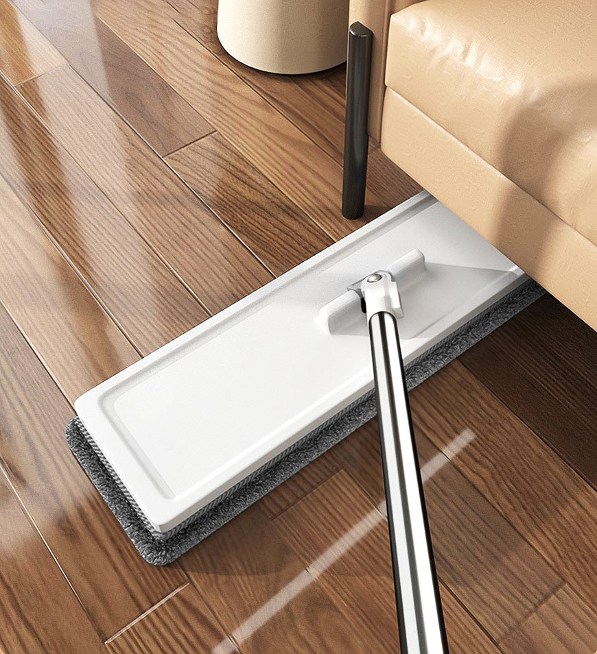 BlushBite® Hand Free Flat Mop and Bucket Set With 3 Scrapers Z117