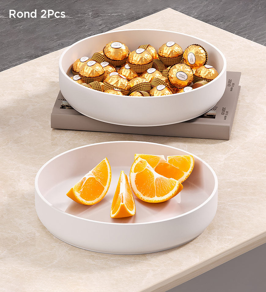 BlushBite® Snack Tray Round Rectangular Z69