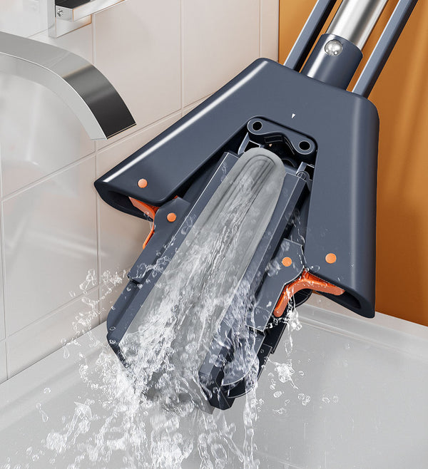BlushBite® Self-Wringing Sponge Mops For Floor Cleaning Squeeze Z175