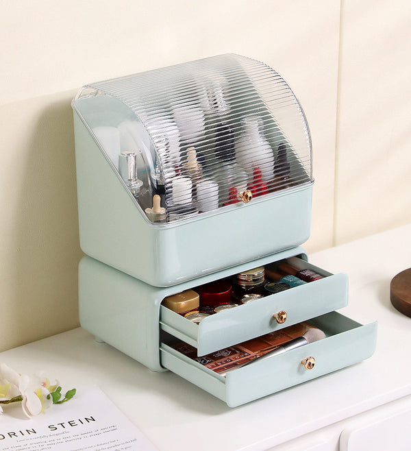 BlushBite® High Quality Large Capacity Cosmetics Storage Box with Drawer