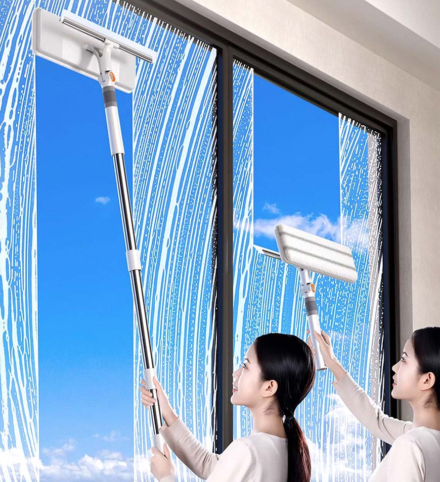 BlushBite® Double Sided Stick Window Cleaner Z3