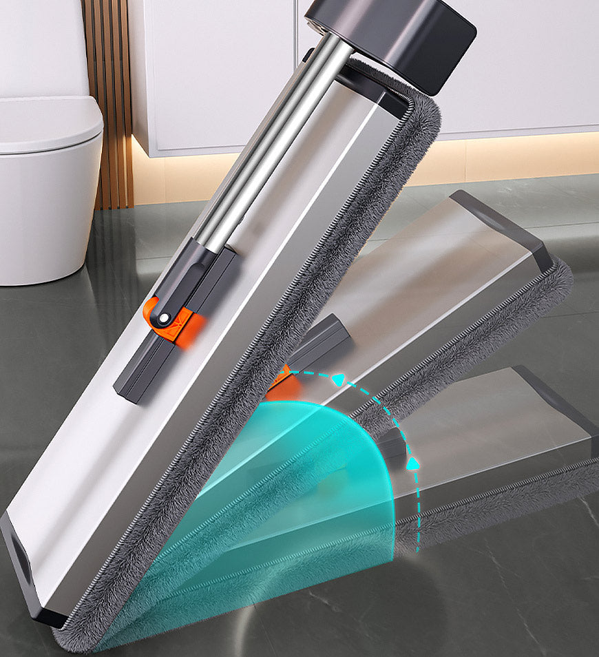 BlushBite® Hands Free Aluminum Flat Mop Wet and Dry Use Z152