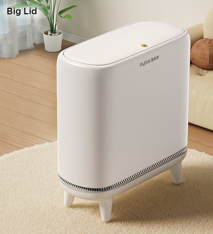 BlushBite® Narrow Trash Can With Legs Auto Adsorb Trash Bag Z108
