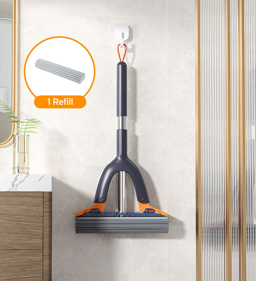BlushBite® Wash Free Portable Self Squeeze Short Mini Mop Z65
