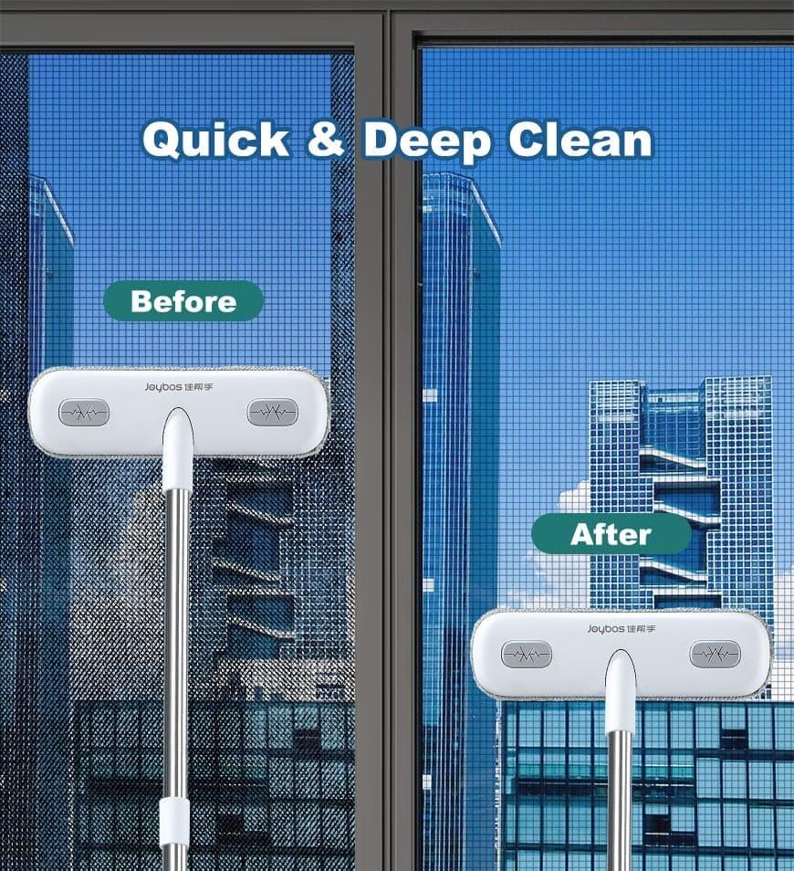 BlushBite® 2 in 1 Extended Cleaning Brush for Window Screens, Carpets, Sofas Z89