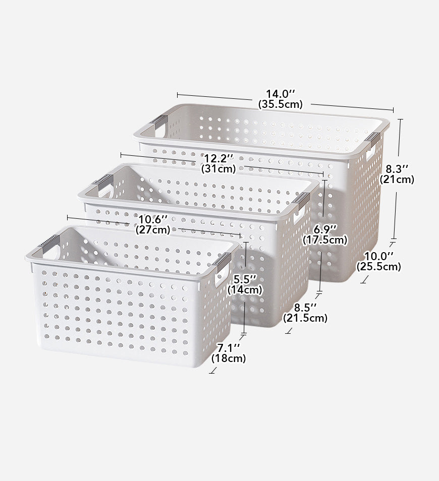 BlushBite® Set of 6 Multipurpose Bedroom Storage Basket F104